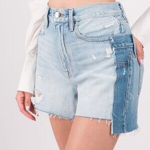 NTW Frame Layered Denim Shorts - Meadow - Size 23 (Runs Big!)
